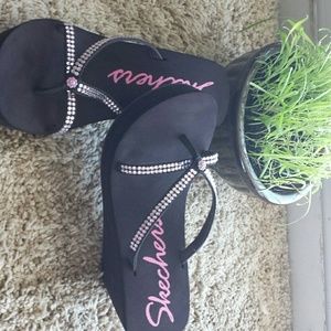 Bling,  Wedge Sandals. Excellent Condition!