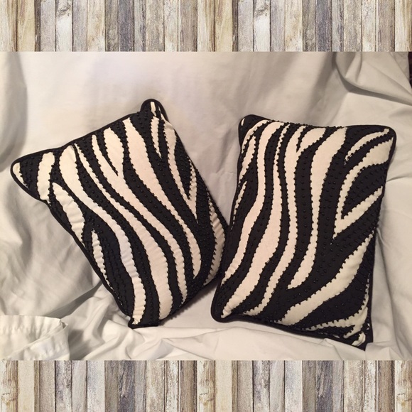 Beautiful Zebra Decorative Pillows