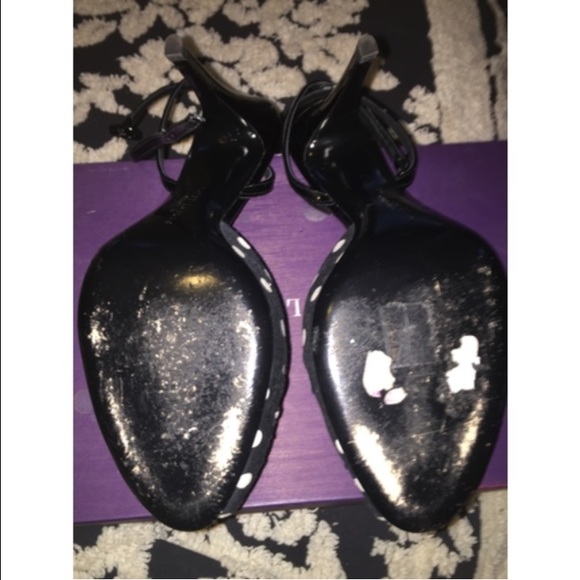 Polka dot Ralph Lauren heels - Picture 3 of 4