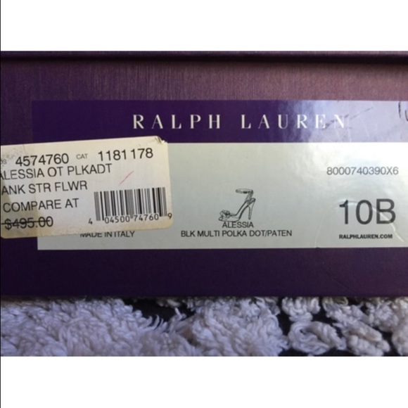 Polka dot Ralph Lauren heels - Picture 4 of 4