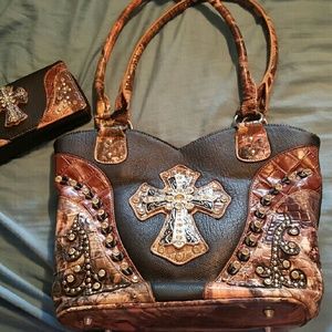 Purse with matching wallet