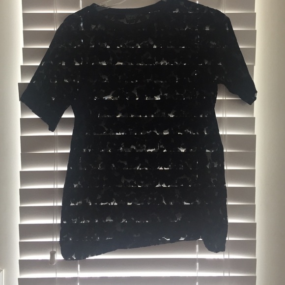 Top shop see through floral too.