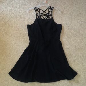 Black American eagle dress