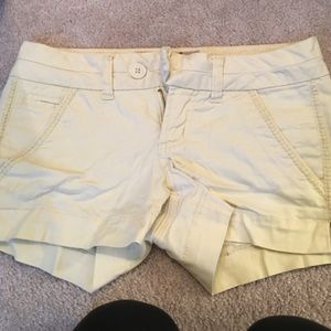 BKE light yellow shorts