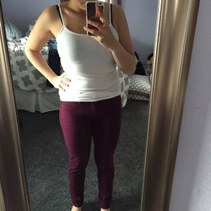 BERRY/WINE COLOR JEGGING!