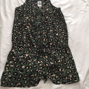 Leopard romper never worn