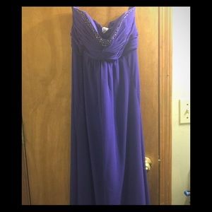 David's Bridal Bridesmaid gown