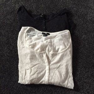 TWO LONG SLEEVE SHIRTS!