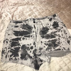 High rise shorts