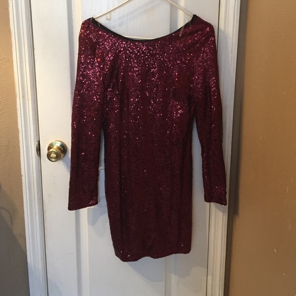Red Sequined Dress!