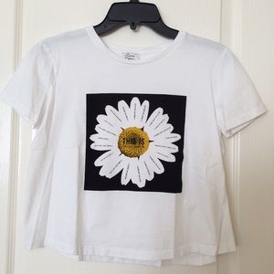 White Graphic Tee
