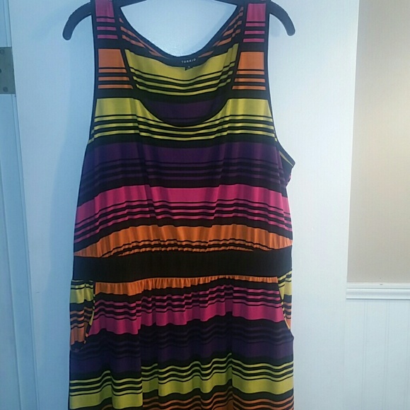 Multicolored Summer Dress from Torrid