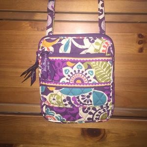 Vera Bradley Mini Hipster in Plum Crazy