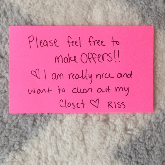 Please make offers, I won't be offended 😍