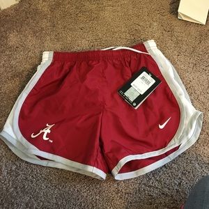 Little girls Alabama Nike running shorts