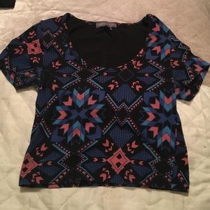 Patterned crop top