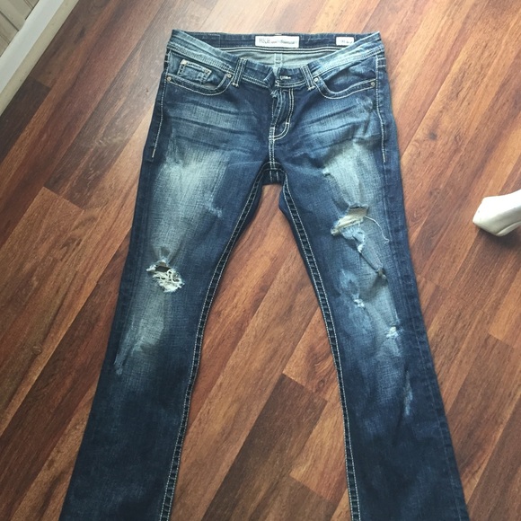 Buckle Sabrina boot cut jeans