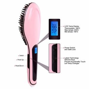 Electric Hair Brush Ionic LCD Display Like New !!!