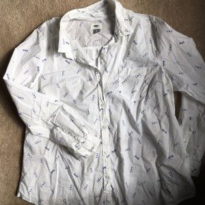 Old Navy XL Eyeglasses Shirt Top