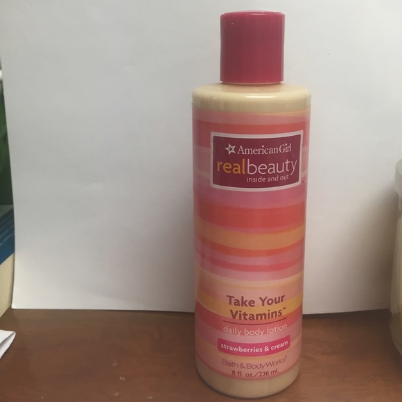 Limited edition bath and body works vitamin lotion