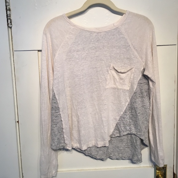 Madewell two tone top