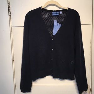 ❄️ SALE ❄️ Dark blue Vera Wang cardigan