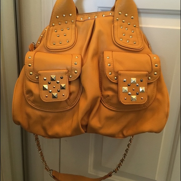 Mustard yellow Steve Madden purse