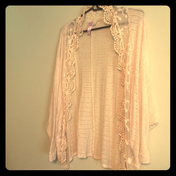 Lacy cardigan from Francesca's