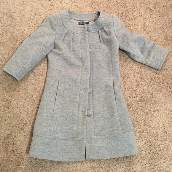 Grey wool coat