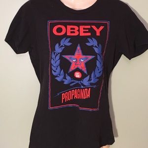 Black Obey shirt
