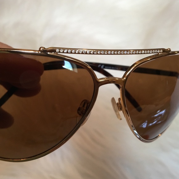 Valentino gold and diamond aviators - Picture 3 of 4