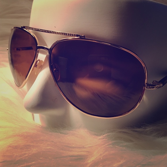 Valentino Accessories - Valentino gold and diamond aviators