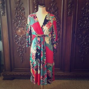 Retro floral dress