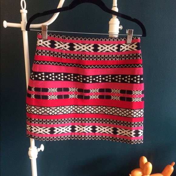 Zara punk tribal skirt