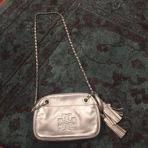 Tory burch silver over the shoulder