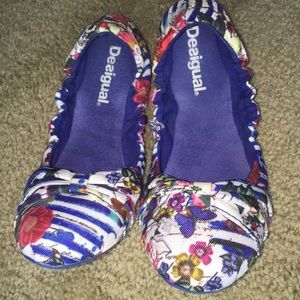 Desigual ballet flats size 37