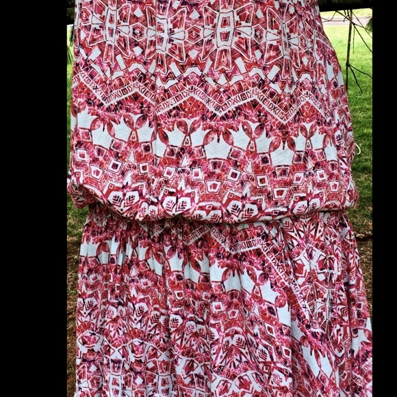Free People batik print Drop Waist Halter Dress - Picture 4 of 4