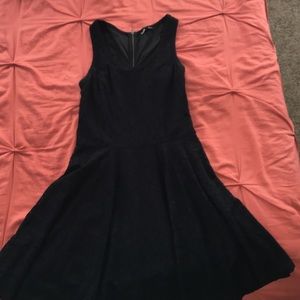 EXPRESS black skater dress
