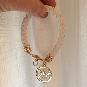 Michael Kors White Rope Style Bracelet