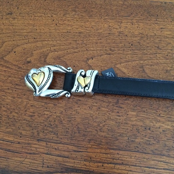 Beautiful Brighton belt black leather 36 inches