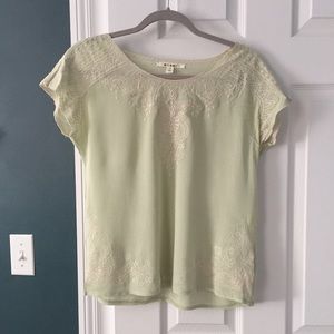 NWOT Miami Embroidered Boho Top