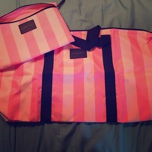 Victoria's Secret tote.