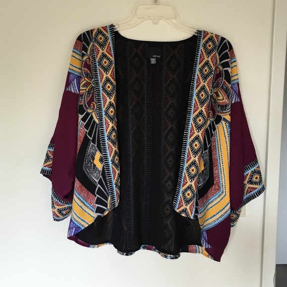 Anthropologie poncho blazer