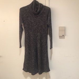 Grey Multi color sweater dress