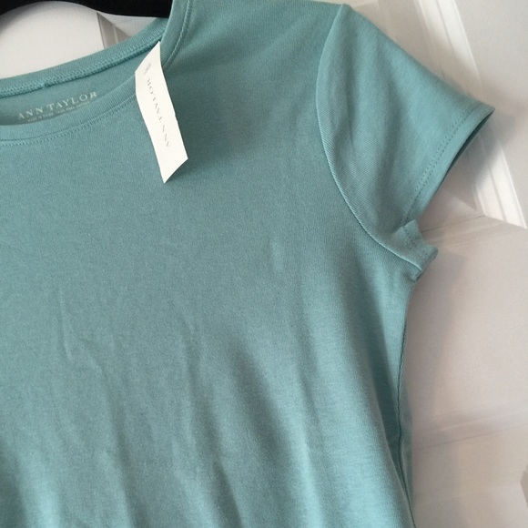 Ann Taylor Tops - Ann Taylor Blue Tee