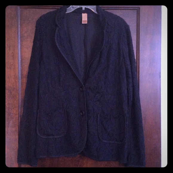 💥TALL SIZE BLACK LACE BLAZER💥