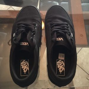 Black vans shoes