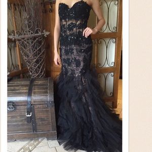 Black Jovani Mermaid Dress 172008