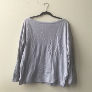 Snuggily boat neck sweatshirt