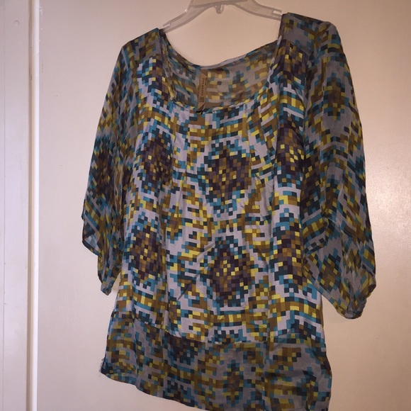 Zara silk shirt